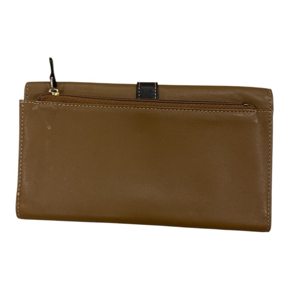 🧡 5 for $25 🧡 Brown Floral Accent Wallet - Picture 2 of 3